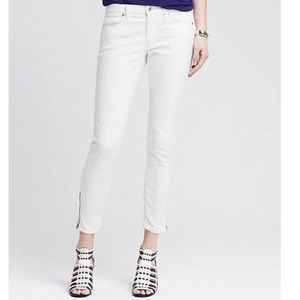 Banana Republic White Jeans